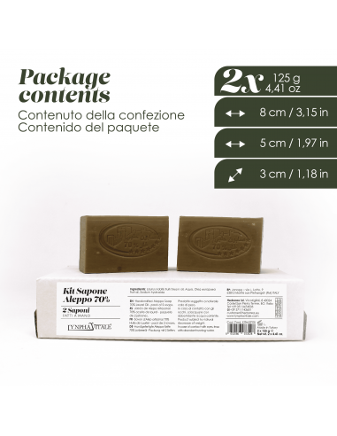 Jabón de Alepo - 70% Aceite de Laurel