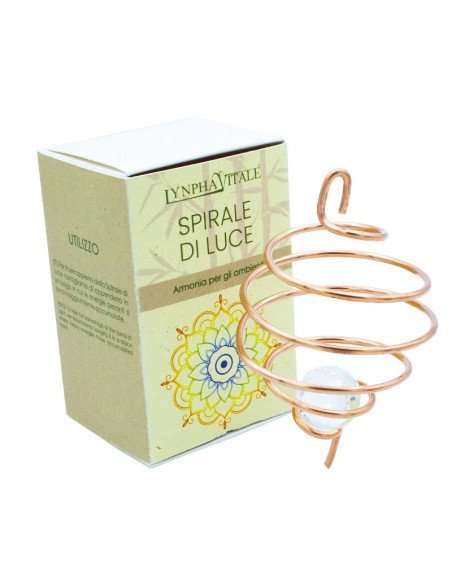 Espiral de Luz de Cobre - Pequeña