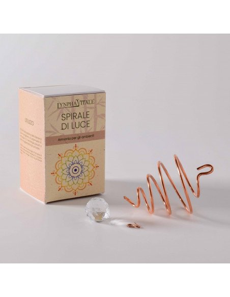 Espiral de Luz de Cobre - Pequeña