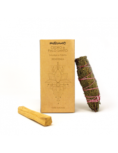 Cedro & Palo Santo - Smudge e Paletto...
