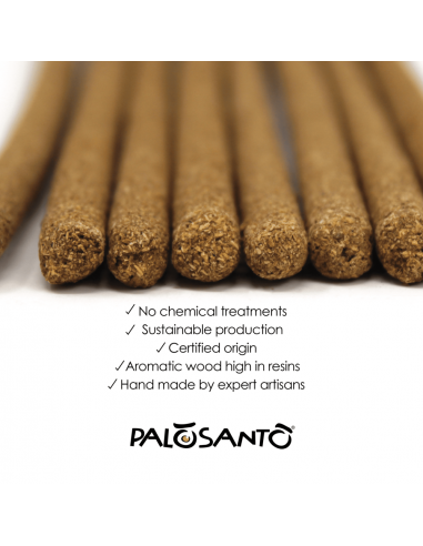 Bâtonnets d'encens Palo Santo avec...