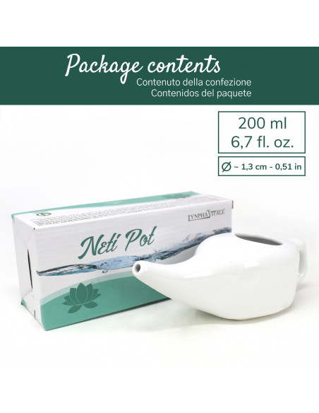 Ceramic Neti Pot for Nasal Wash