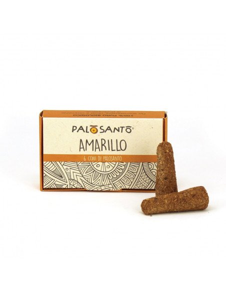 Conos de incienso Palo Santo Amarillo
