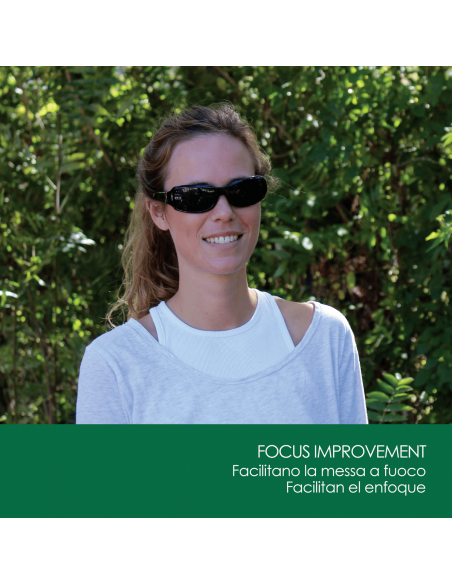 Naturalight® Rasterbrille/Lochbrille für Augentraining Ametista