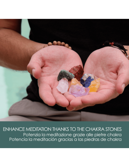 Pietre Grezze dei 7 Chakra per Cristalloterapia