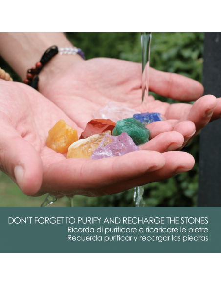 7 Chakra Pierres brutes