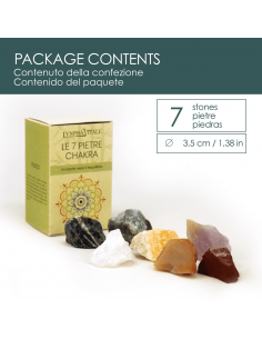 7 Chakra Piedras en bruto 2