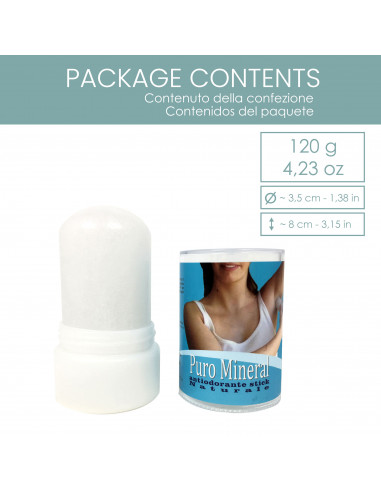 Puro Mineral Stick 120 g Allume di...