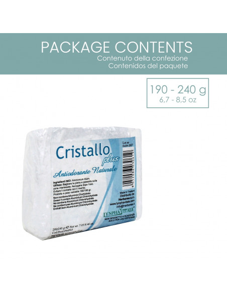 Crystal Plus Block - Ammonium Alaun 190/240 g