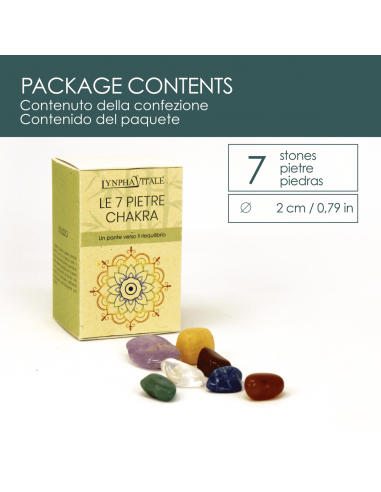 Trommelsteine ​​7 Chakren