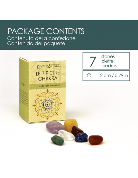 Pietre Burattate dei 7 Chakra per Cristalloterapia