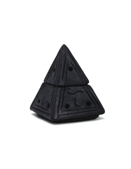 Brucia Incenso Braciere Piramide Nera