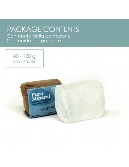 Puro Mineral Ammonium Alum Block 80-120 g