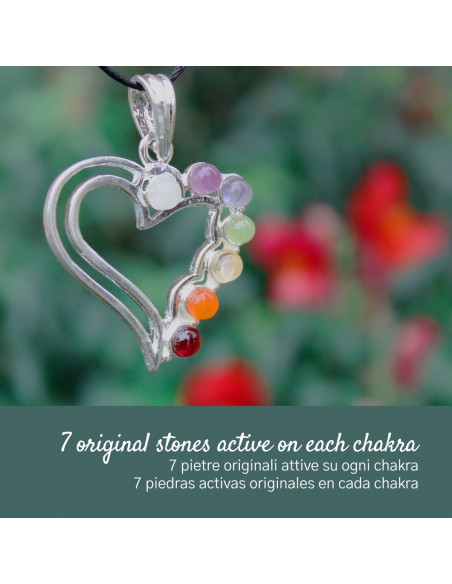 Ciondolo dei 7 Chakra - Cuore - dettaglio 6