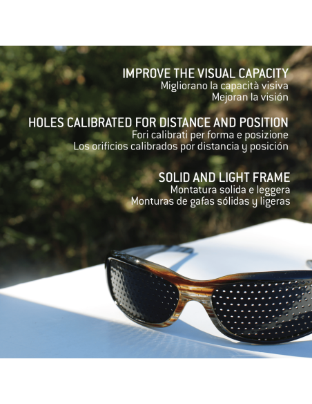 Naturalight® Rasterbrille/Lochbrille für Augentraining Diamante