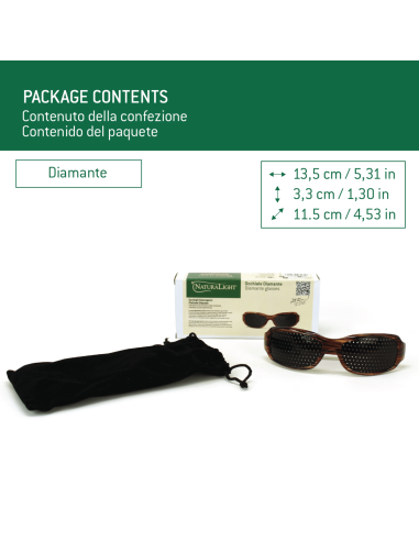Naturalight® Pinhole Glasses - Diamante