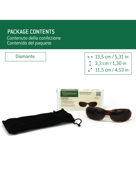 Naturalight® Pinhole Glasses - Diamante