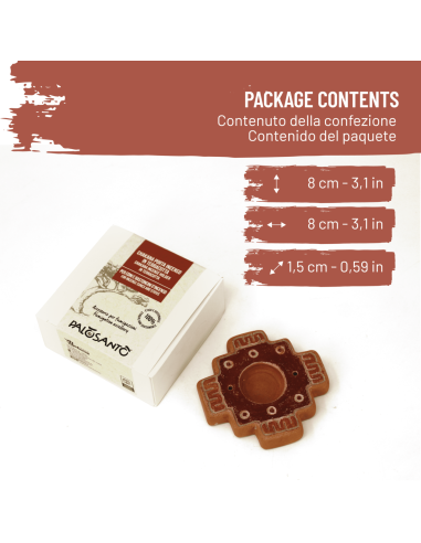 Porte-encens Chakana en terre cuite...
