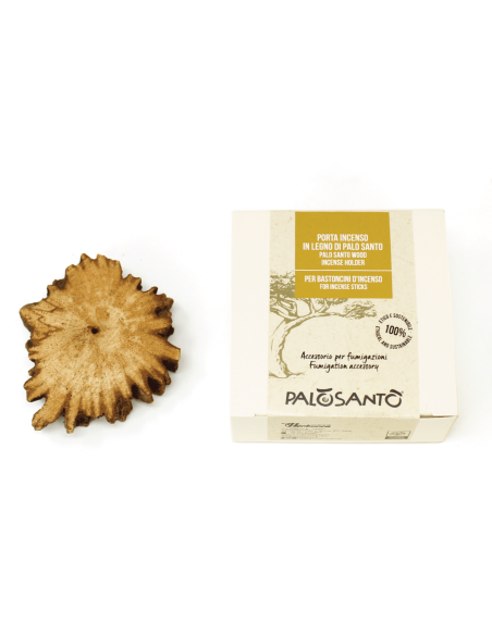 Porta Incenso in Legno di Palo Santo