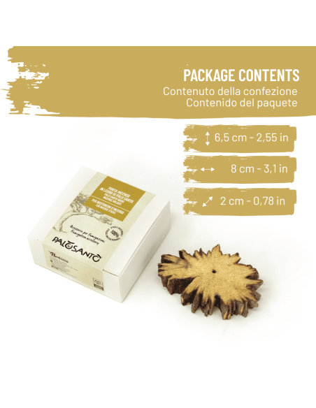 Porte-encens en bois de Palo Santo