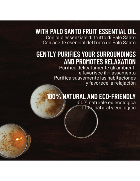 Fuego de Palosanto® Candela Profumata con Olio Essenziale di Palo Santo