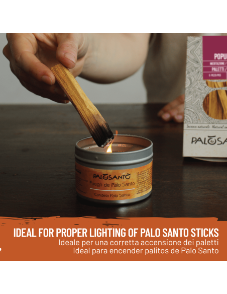 Fuego de Palosanto® Bougie parfumée à l'huile essentielle de Palo Santo