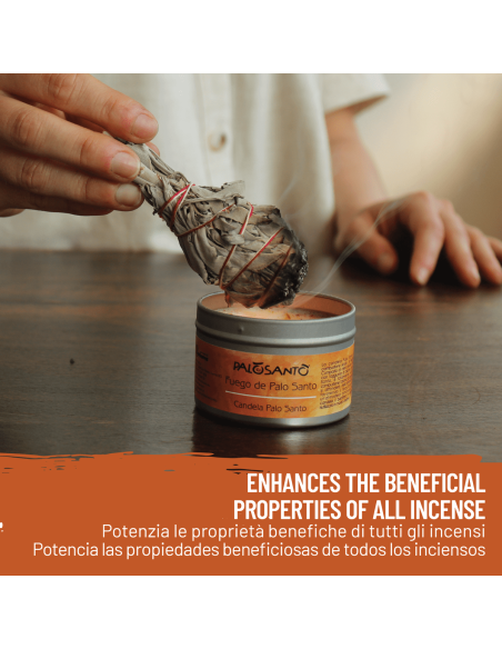 Fuego de Palosanto® Candela Profumata con Olio Essenziale di Palo Santo