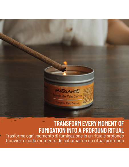 Fuego de Palosanto® Duftkerze mit ätherischem Palo Santo Öl