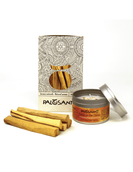 Fumigation Kit: Peruvian Palo Santo 'Popular' Sticks + Scented Candle