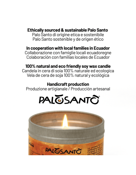 Fumigation Kit: Peruvian Palo Santo 'Popular' Sticks + Scented Candle - dettaglio 7