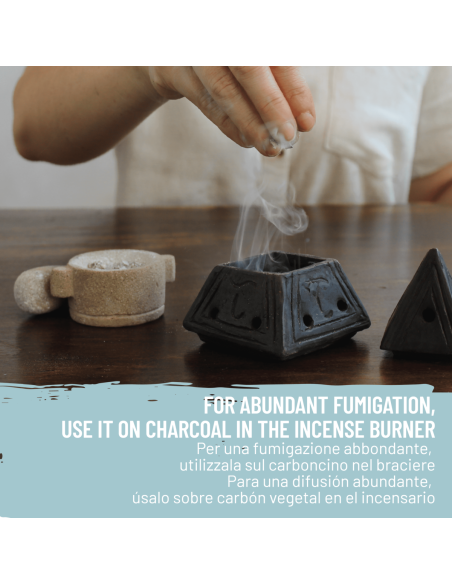 'Chandra' Incense Blend with White Sage and White Copal for Smudging