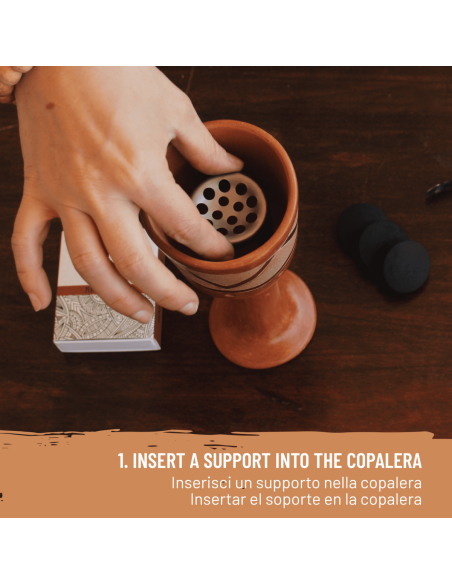 Quemador de Incienso de Terracota Copalera Yolath