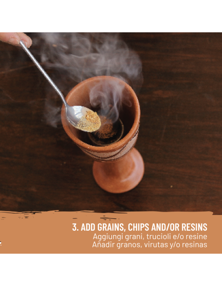 Copalera Incense Burner  + Palo Santo Chips + Charcoals - Palo Santo Bundle