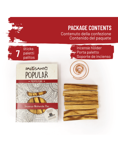 Encense de Palo Santo 7 Bâtonnets  +...