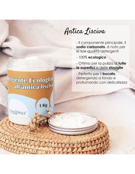 Detergente Lejía Antigua en polvo 100% natural y ético
