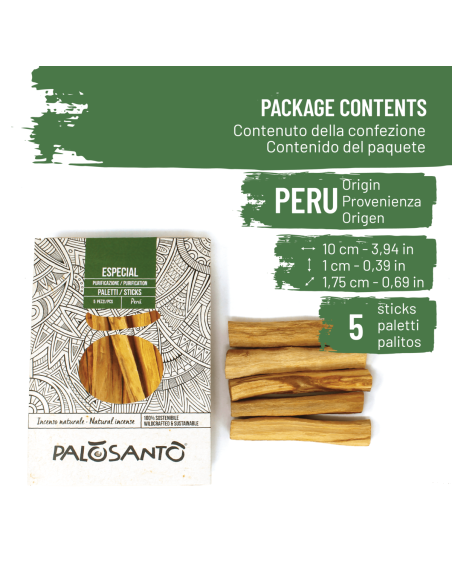 Palo Santo 'Especial' Holzstäbchen - Natürliches und nachhaltiges Räucherwerk