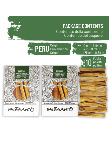 Palitos de Palo Santo 'Especial' - Incienso Natural y Sostenible