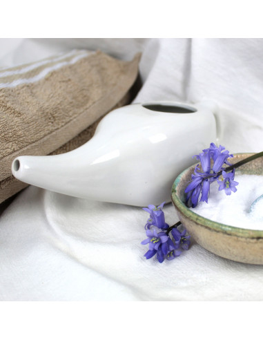 Neti Pot en céramique pour lavage nasal
