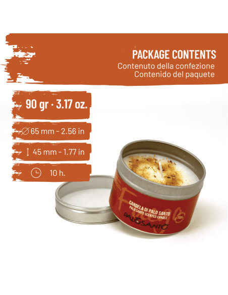 Fuego de Palosanto® Scented Candle with Palo Santo Essential Oil