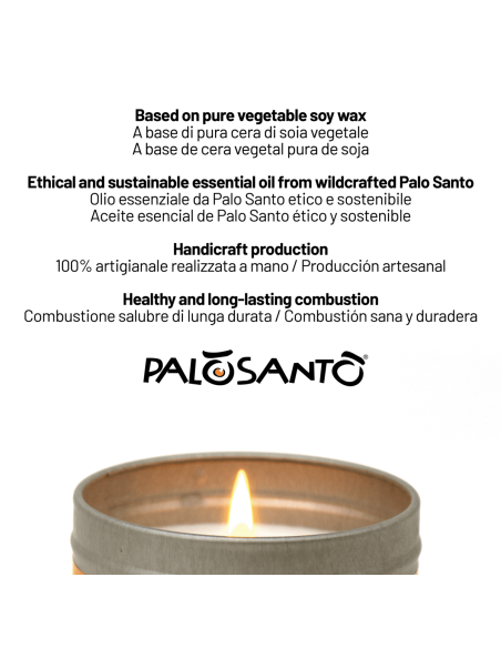 Fuego de Palosanto® Duftkerze mit ätherischem Palo Santo Öl