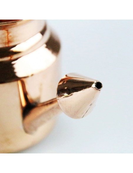 Neti Pot de cobre para el lavado nasal