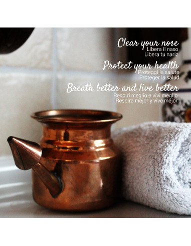 Copper Neti Pot for Nasal Wash