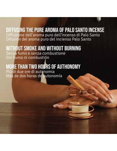 Difusor de Aroma de Palo Santo con Palitos Pequeño incluidos