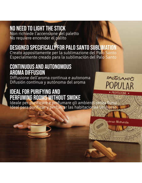 Bâtons de Palo Santo Pequeño - Encens Naturel pour Sublimation
