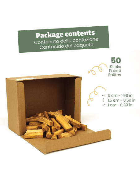 Sahumito Palo Santo Ecuador - Incienso 100% natural para sublimación