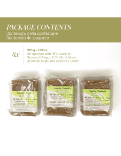 Kit mit 3 Aleppo-Seifen –... 2