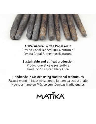 Bâtonnets d'Encens de Copal 'Maya' -...