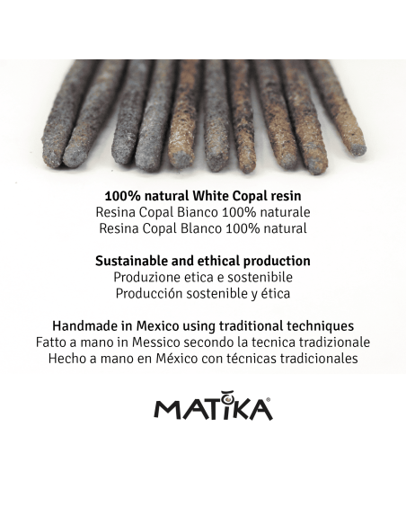 Bâtonnets d'Encens de Copal 'Tonatiuh' - 6 pcs