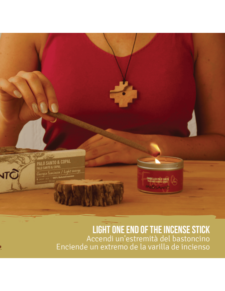 Bâtonnets d'encens Palo Santo avec Copal