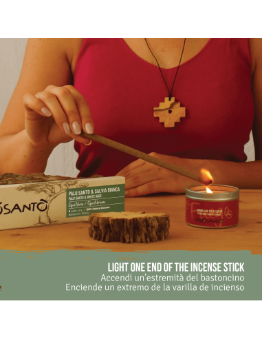 Bâtonnets d'encens Palo Santo et...